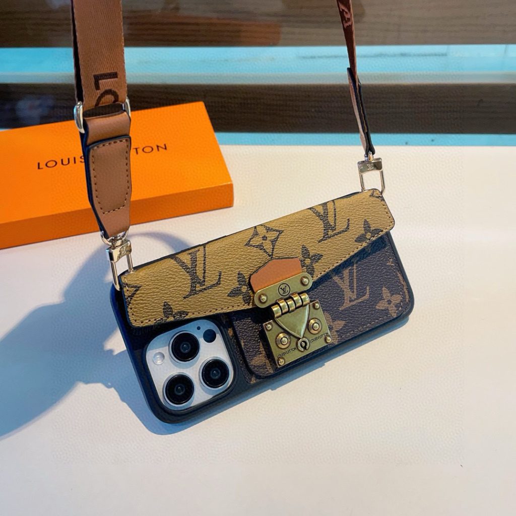 iPhoneケースLouis Vuitton モノグラム ファンシー ポルカドット ストラップ付き フォンケース 📱 - 画像 2