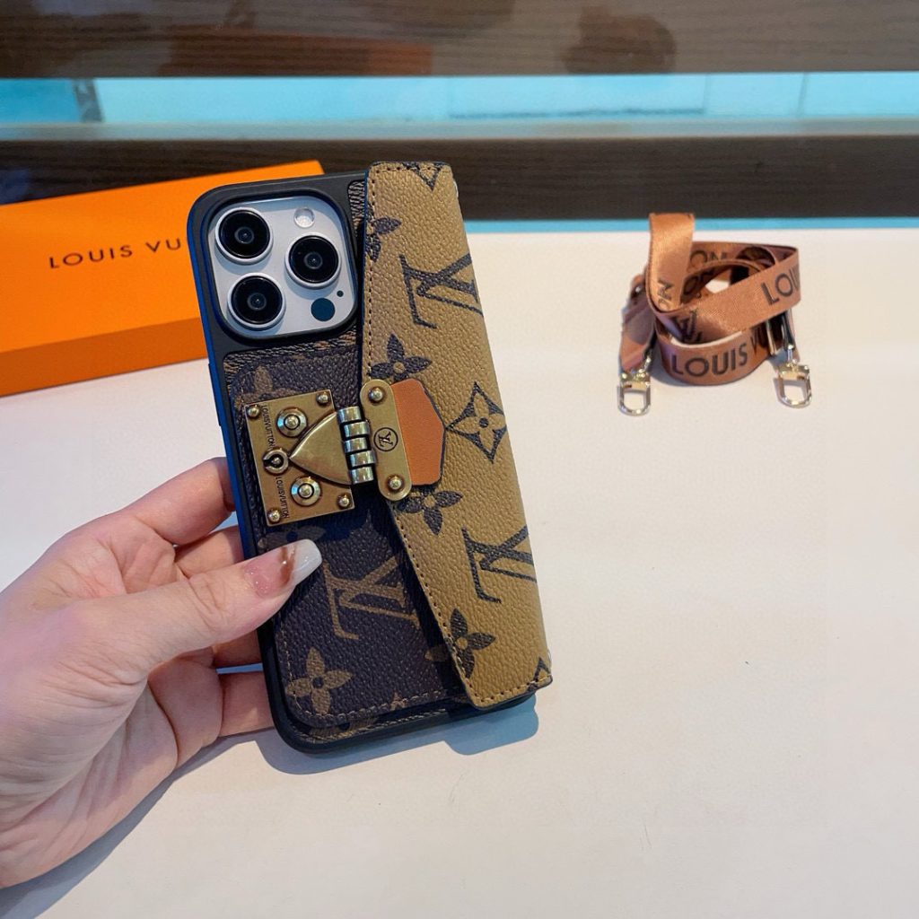 iPhoneケースLouis Vuitton モノグラム ファンシー ポルカドット ストラップ付き フォンケース 📱 - 画像 3