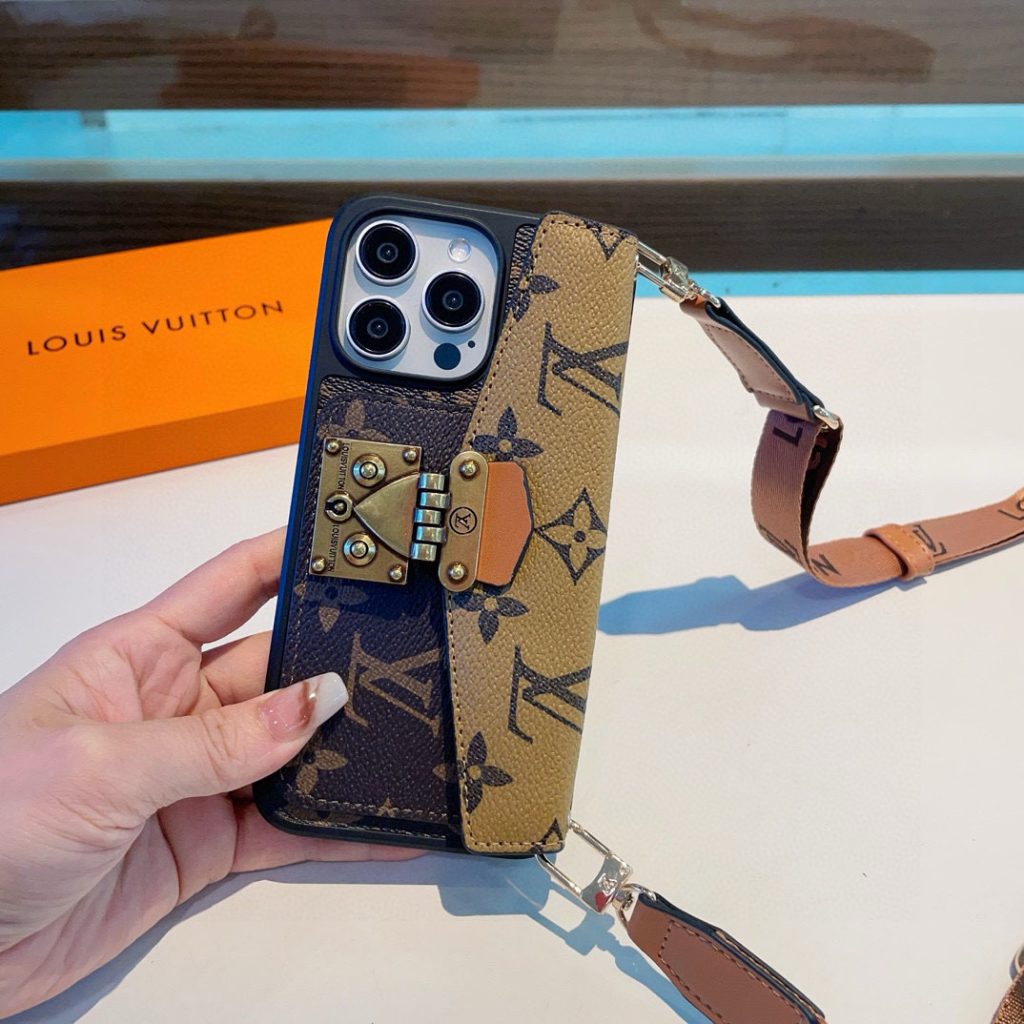 iPhoneケースLouis Vuitton モノグラム ファンシー ポルカドット ストラップ付き フォンケース 📱 - 画像 4