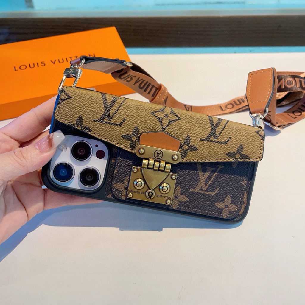 iPhoneケースLouis Vuitton モノグラム ファンシー ポルカドット ストラップ付き フォンケース 📱 - 画像 6