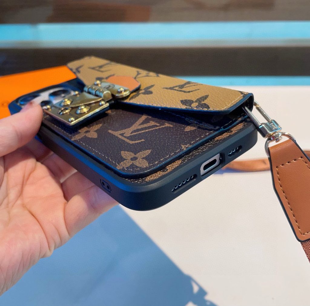 iPhoneケースLouis Vuitton モノグラム ファンシー ポルカドット ストラップ付き フォンケース 📱 - 画像 7