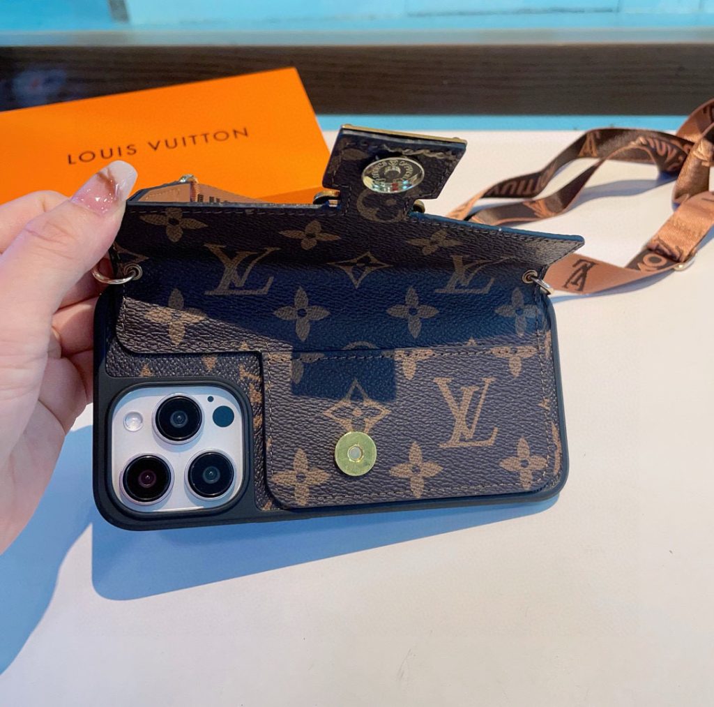 iPhoneケースLouis Vuitton モノグラム ファンシー ポルカドット ストラップ付き フォンケース 📱 - 画像 8