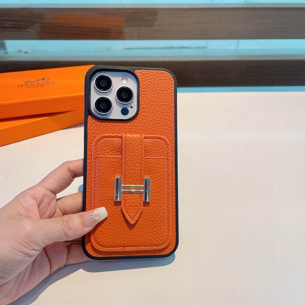 iPhoneケースHERMES iPhoneケース カードホルダー 2色入 💎 - 画像 2