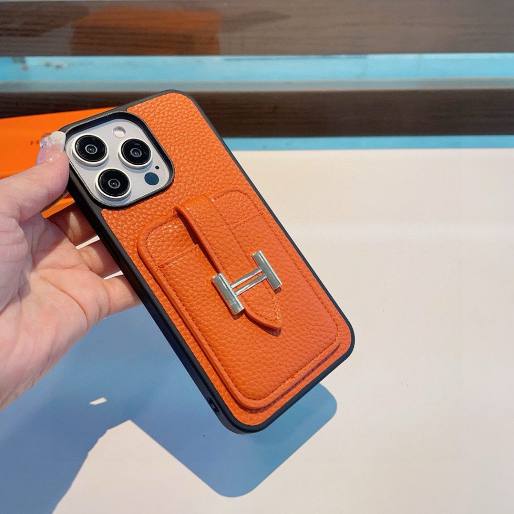 iPhoneケースHERMES iPhoneケース カードホルダー 2色入 💎 - 画像 3