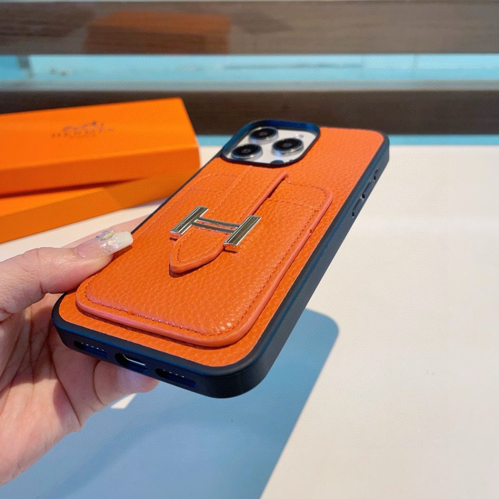 iPhoneケースHERMES iPhoneケース カードホルダー 2色入 💎 - 画像 4