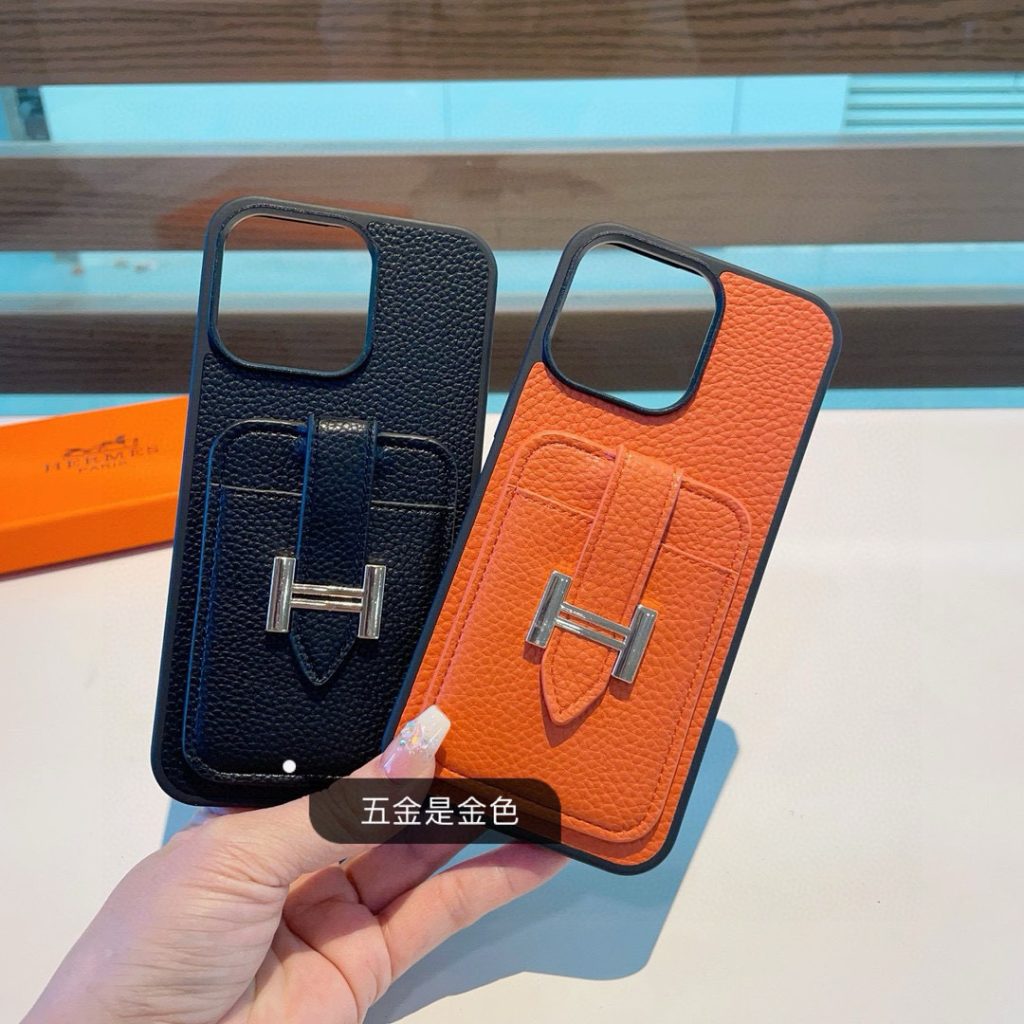 iPhoneケースHERMES iPhoneケース カードホルダー 2色入 💎 - 画像 5