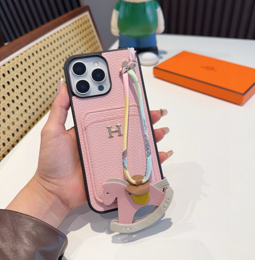 iPhoneケースエルメス ロッカーズ ポーチ付きスマホケース 2色入 🐴 - 画像 2