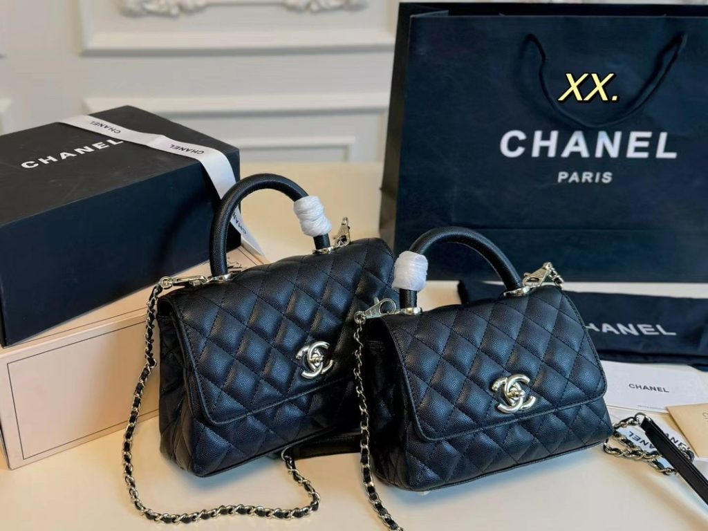 CHANELシャネル ココハンドルキャビンバッグ 5色入 2way Coco Handleショルダーバッグハンドバッグ - 画像 5