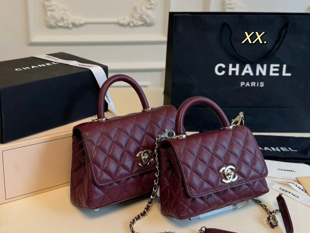 CHANELシャネル ココハンドルキャビンバッグ 5色入 2way Coco Handleショルダーバッグハンドバッグ - 画像 6