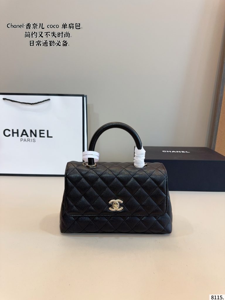 Chanel シャネル coco handle ポシェット ハンドバッグ レディースバッグ 4色入 - 画像 3