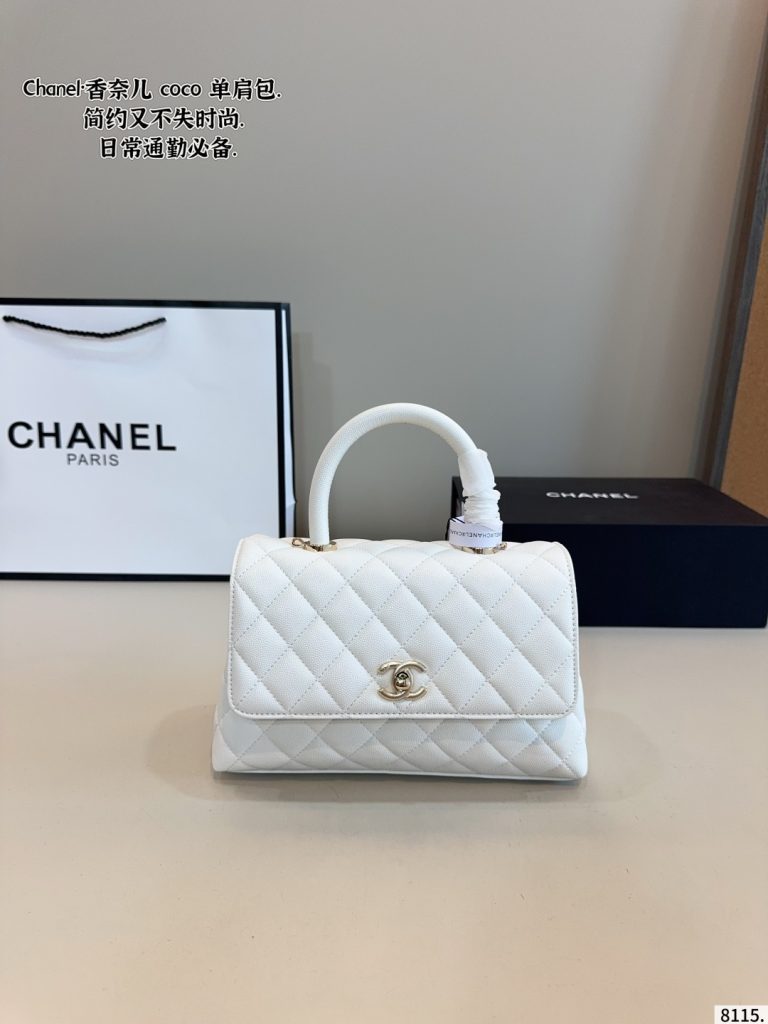 Chanel シャネル coco handle ポシェット ハンドバッグ レディースバッグ 4色入 - 画像 4