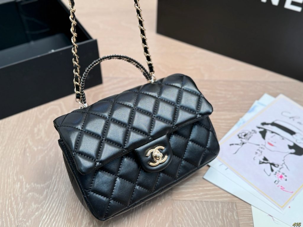 CHANEL ブラック ファッションショルダーバッグ 💼 2way 可愛いデザイン - 画像 5