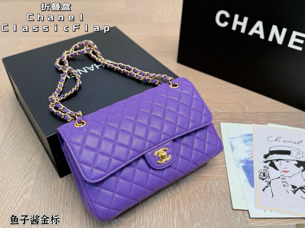 シャネル Classic Flap トランクルクラッチ ブラック レッド グレー ブルーピンク ライトグリーン 6色入 💎 - 画像 5