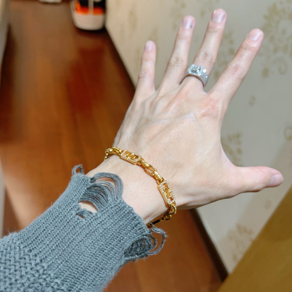 BVLGARI ブレスレット ライン インスタ映え 1色 - 画像 3