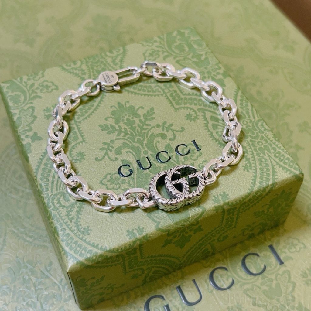 GUCCI ブレスレット シルバー 2色入 💎 - 画像 4
