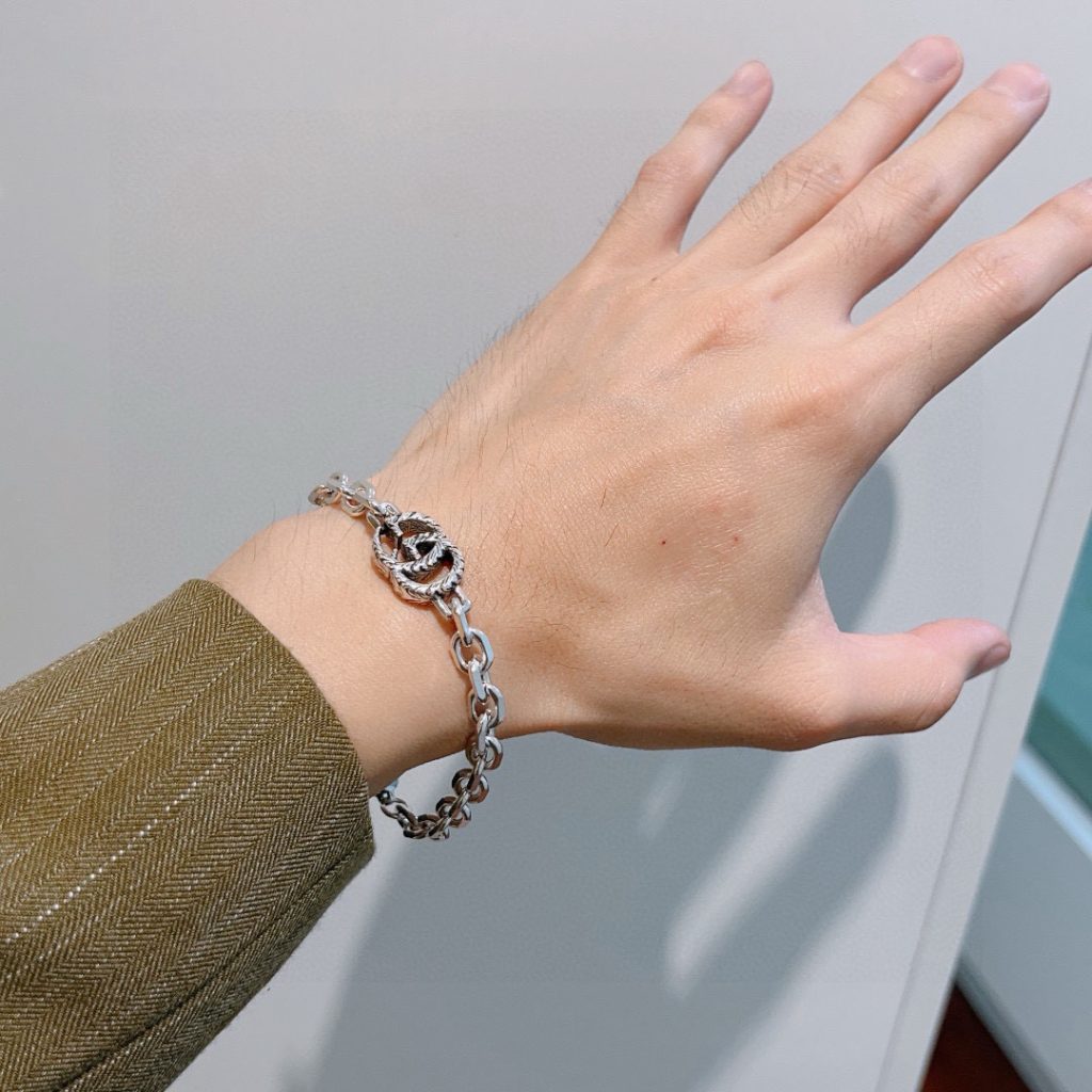 GUCCI ブレスレット シルバー 2色入 💎 - 画像 8