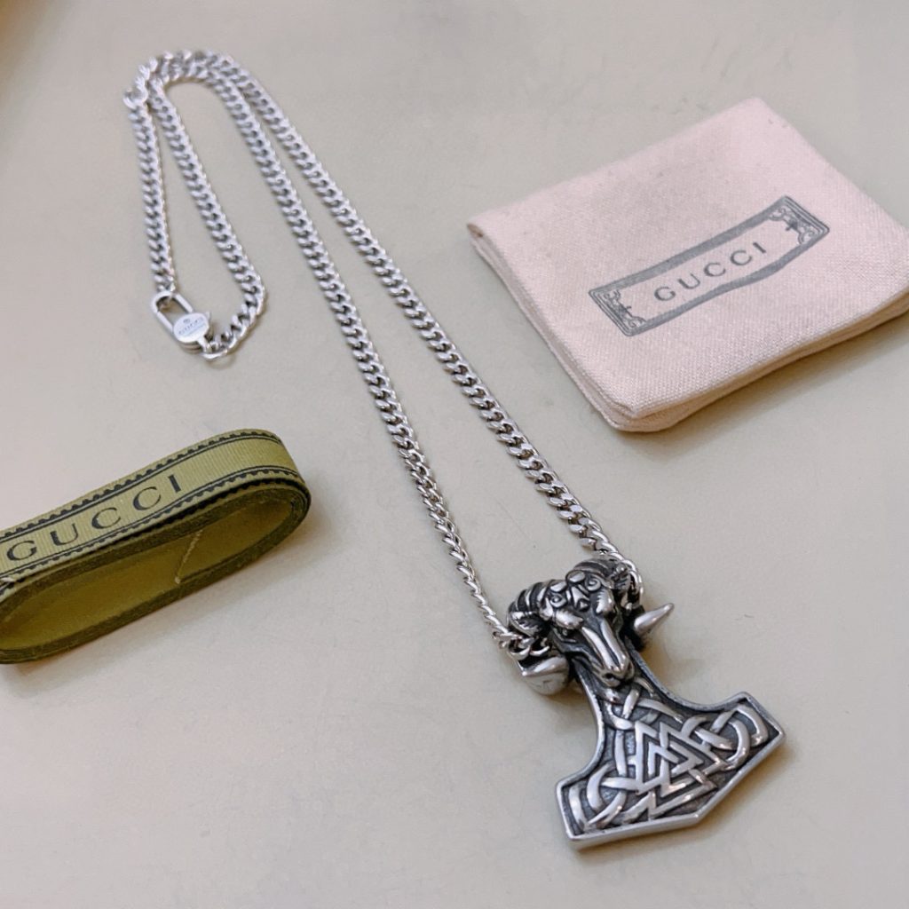 GUCCI ネックレス メンズ 1色 クラシックデザイン 1点物 🌟 - 画像 2