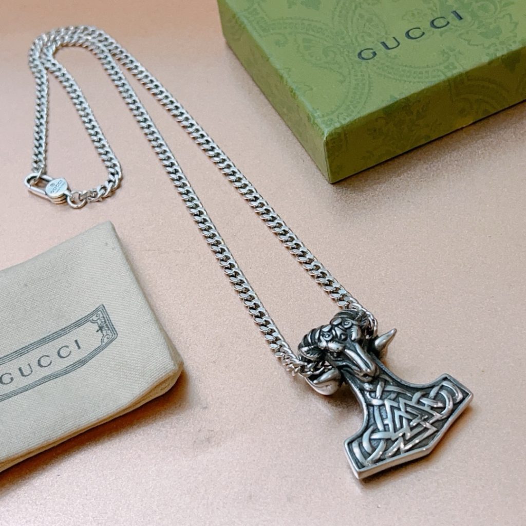 GUCCI ネックレス メンズ 1色 クラシックデザイン 1点物 🌟 - 画像 8