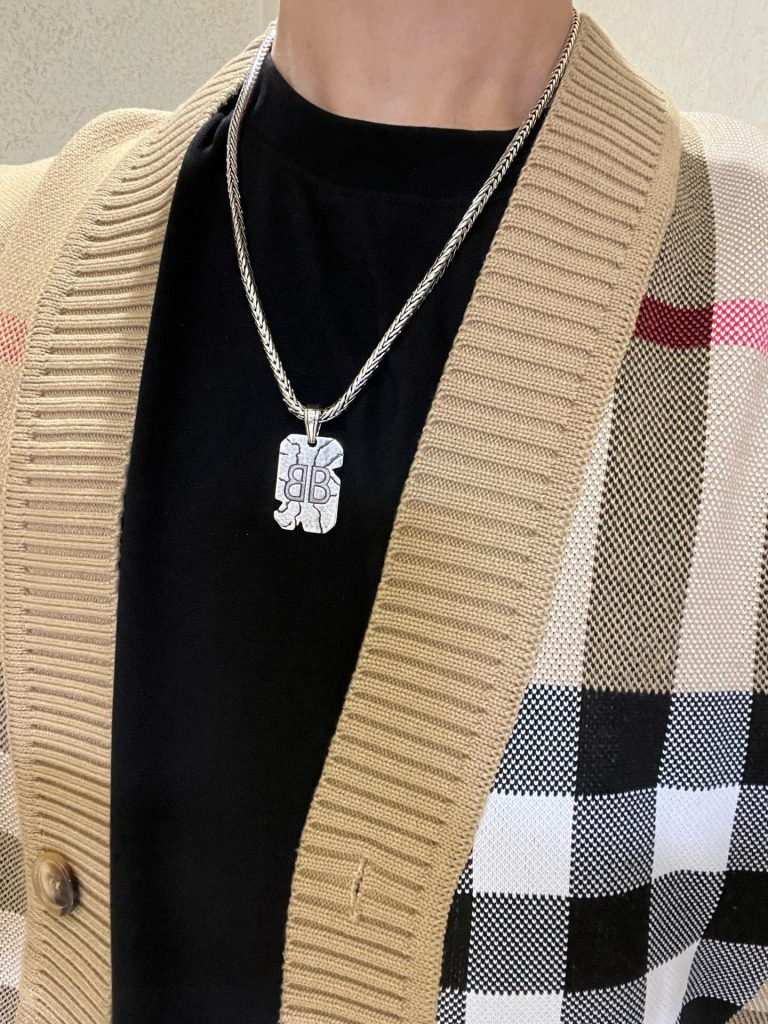 BALENCIAGA ネックレス 銀色 1色入 💎 - 画像 6