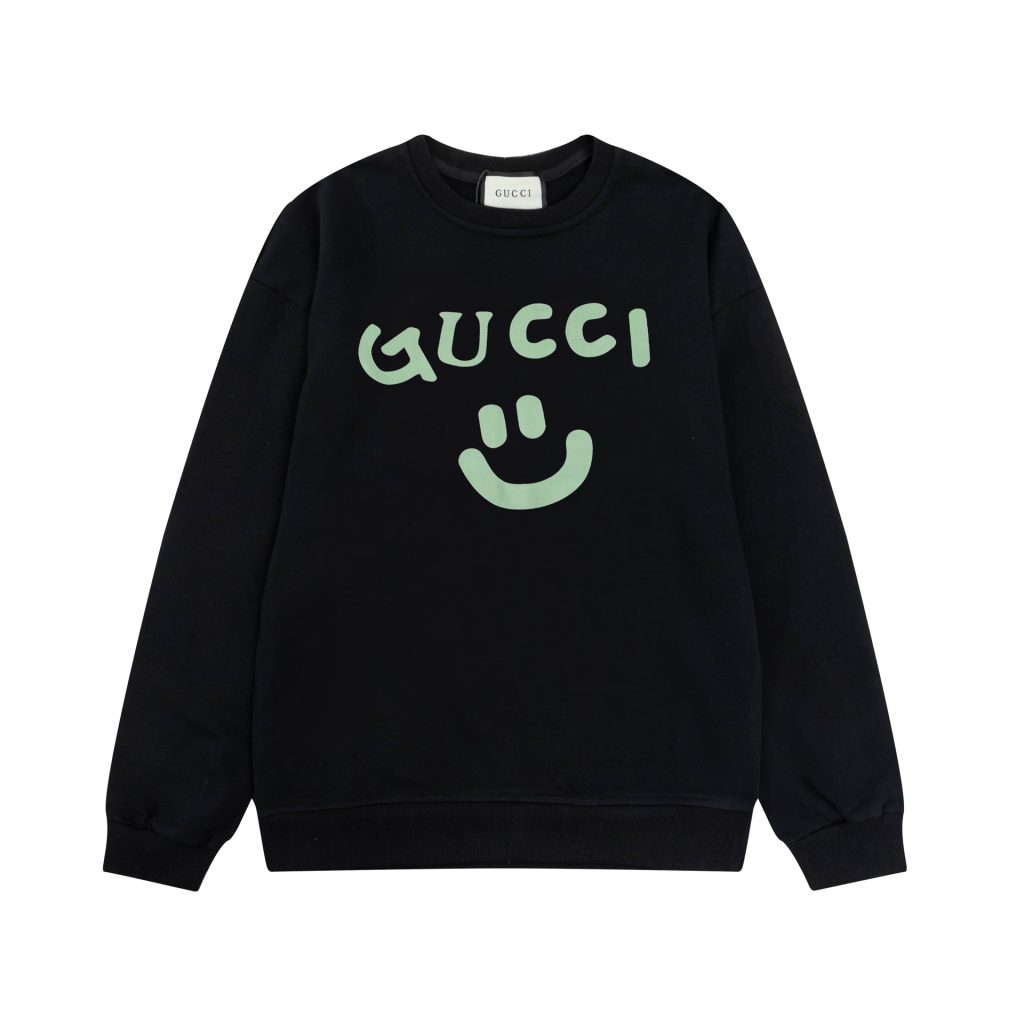 GUCCI スウェットシャツ 2色入 ロゴ パイル地 保温性あり - 画像 2