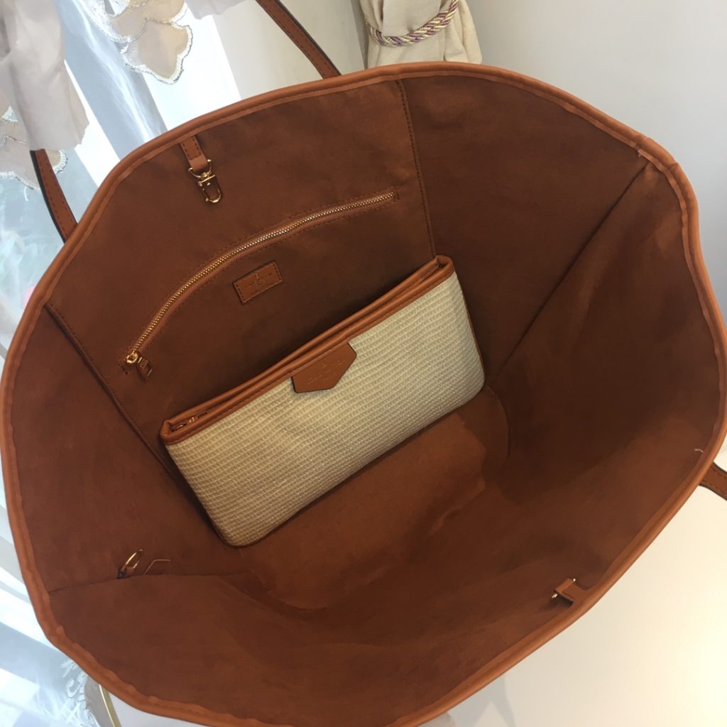 ルイヴィトン　Louis Vuitton　ロゴ　かごバッグ　収納力抜群　サンジャックビーチトート　ハンドバッグ - 画像 6