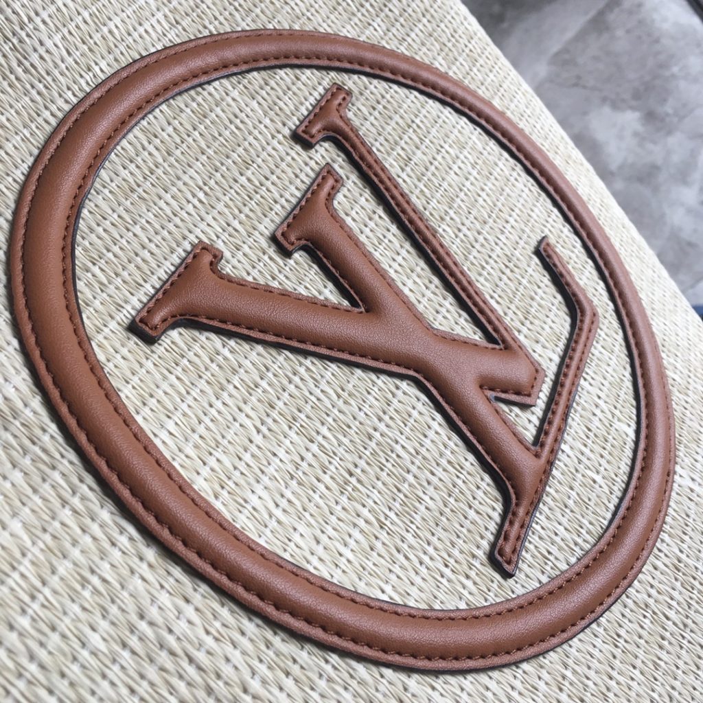 ルイヴィトン　Louis Vuitton　ロゴ　かごバッグ　収納力抜群　サンジャックビーチトート　ハンドバッグ - 画像 4
