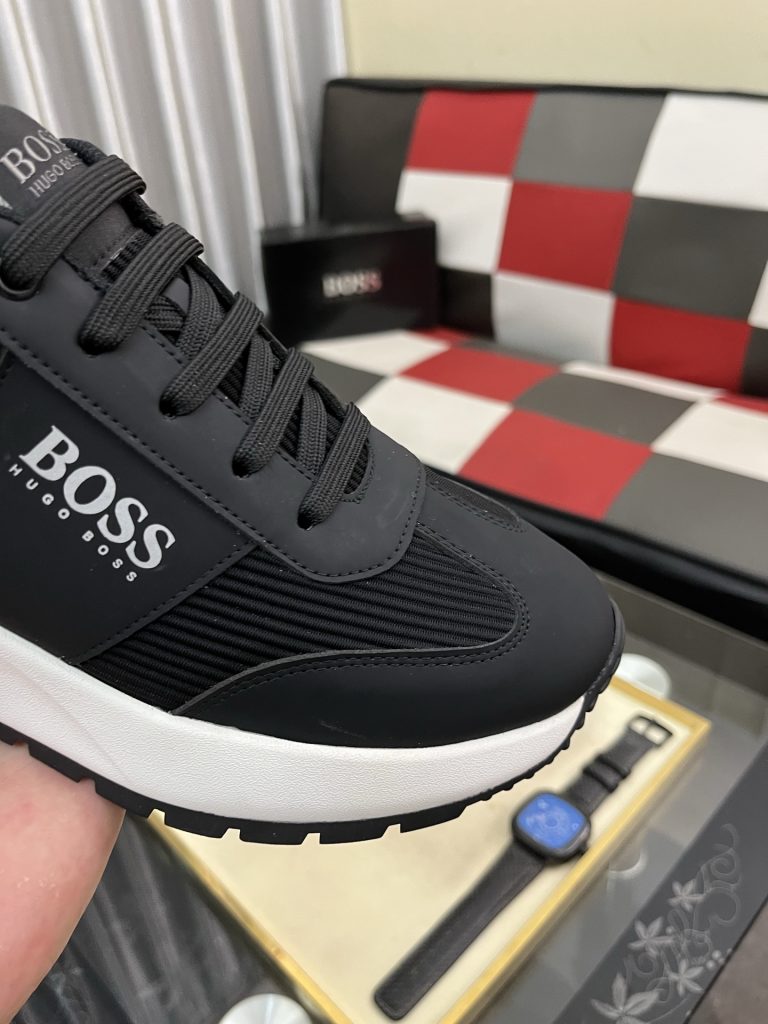 HUGO BOSS メンズ スニーカー 黒 白 2色 2024 新作 3色選択可能 🥾 - 画像 6
