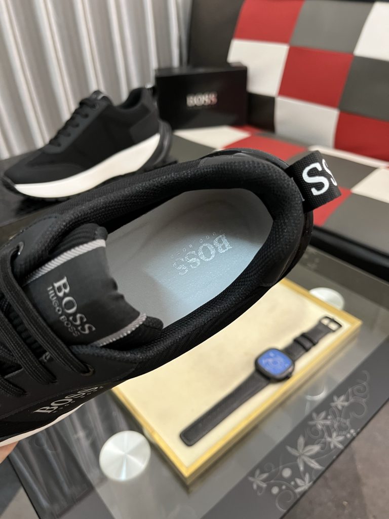HUGO BOSS メンズ スニーカー 黒 白 2色 2024 新作 3色選択可能 🥾 - 画像 8