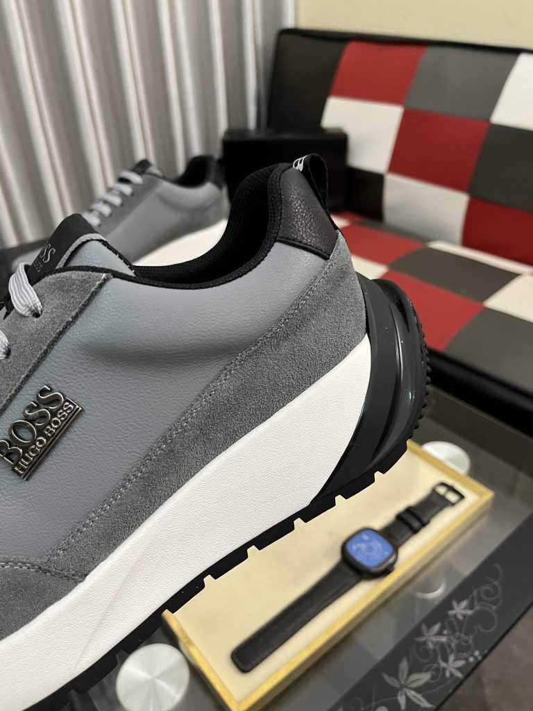 HUGO BOSS 男士运动鞋 灰色 4色 2024新作 🟨 - 画像 7
