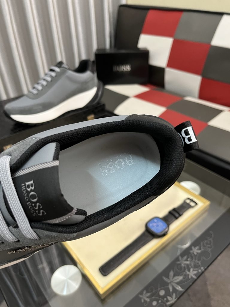 HUGO BOSS 男士运动鞋 灰色 4色 2024新作 🟨 - 画像 8