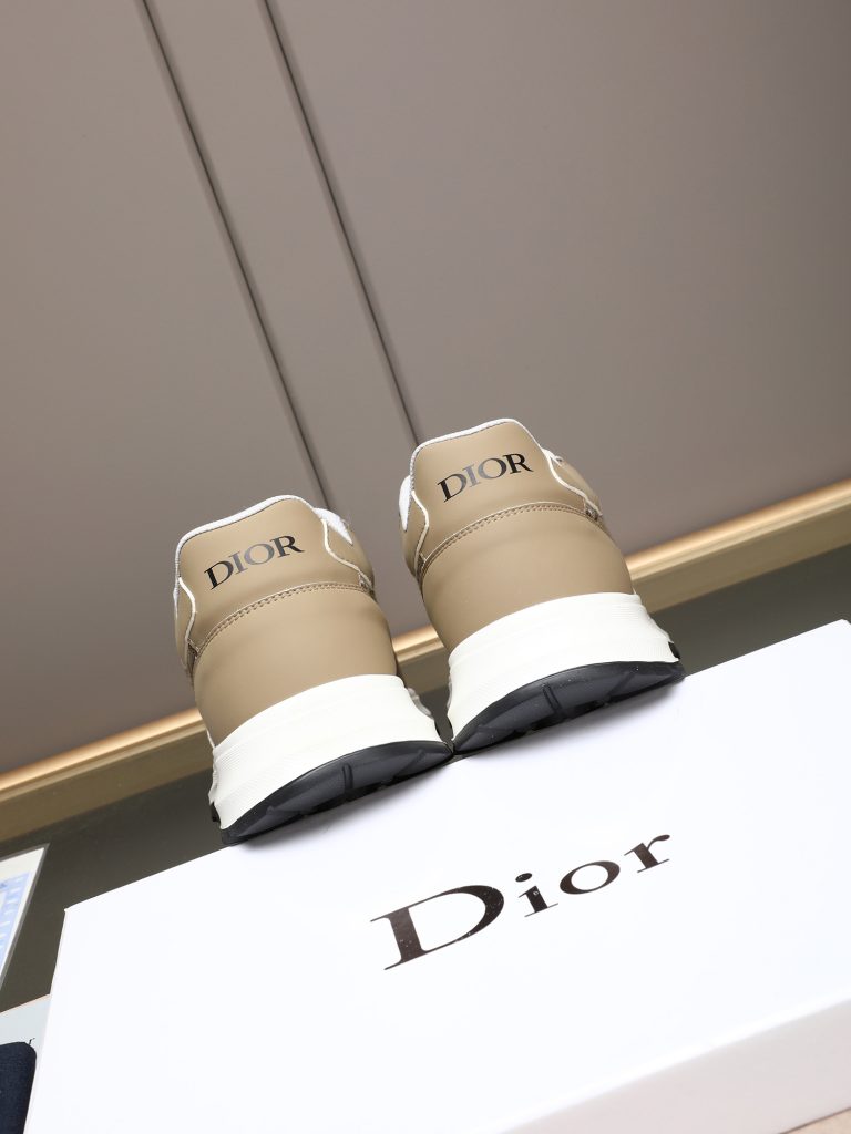Dior 男性 スニーカー カーキ ディオール ダブル D カモフラージュ デザイン 軽量 ステューシー 毎日履ける 👞 - 画像 5