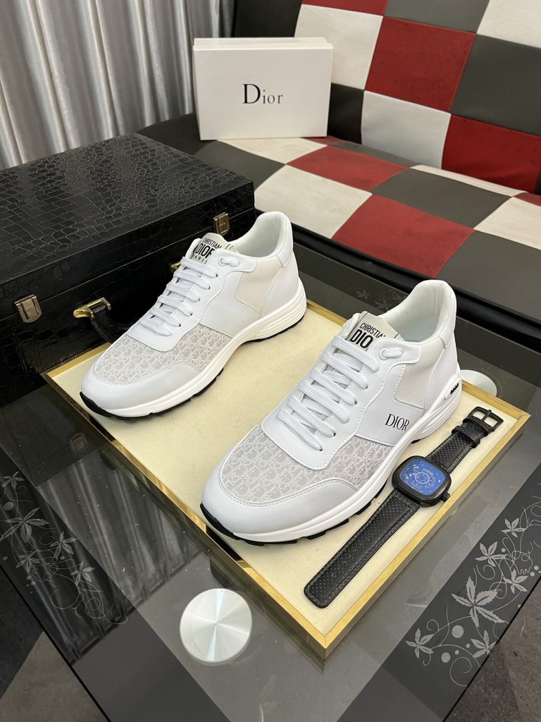 クリスチャン ディオール メンズ スニーカー 2色 ホワイト ブラック 13000円 39-44サイズ 🥾 - 画像 2