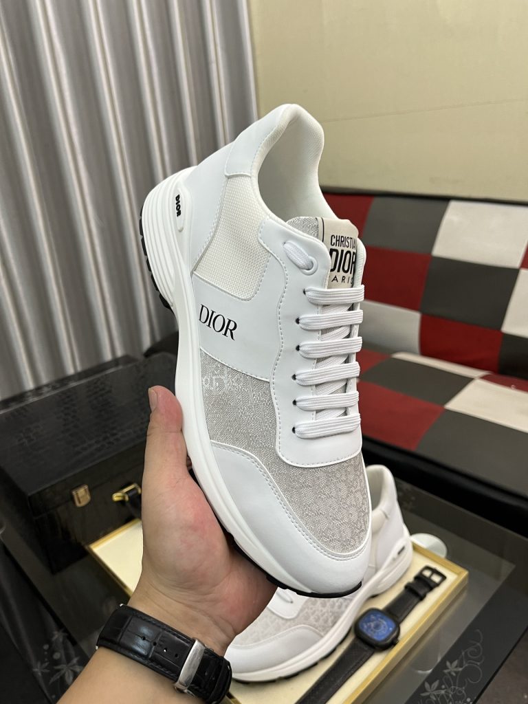 クリスチャン ディオール メンズ スニーカー 2色 ホワイト ブラック 13000円 39-44サイズ 🥾 - 画像 4