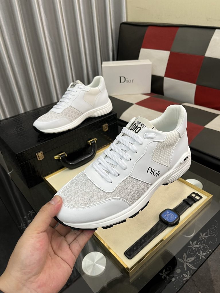 クリスチャン ディオール メンズ スニーカー 2色 ホワイト ブラック 13000円 39-44サイズ 🥾 - 画像 5