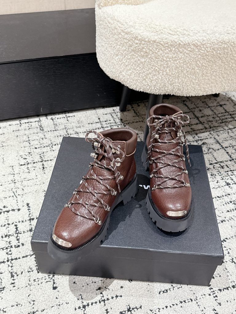 エレガントな ALEXANDER WANG レディース ブーツ ブラウン 1色入 - 画像 4