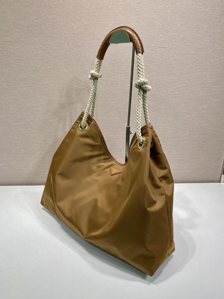 プラダ ハンドバッグ ロープハンドル ブラウン 1色入 - 画像 3