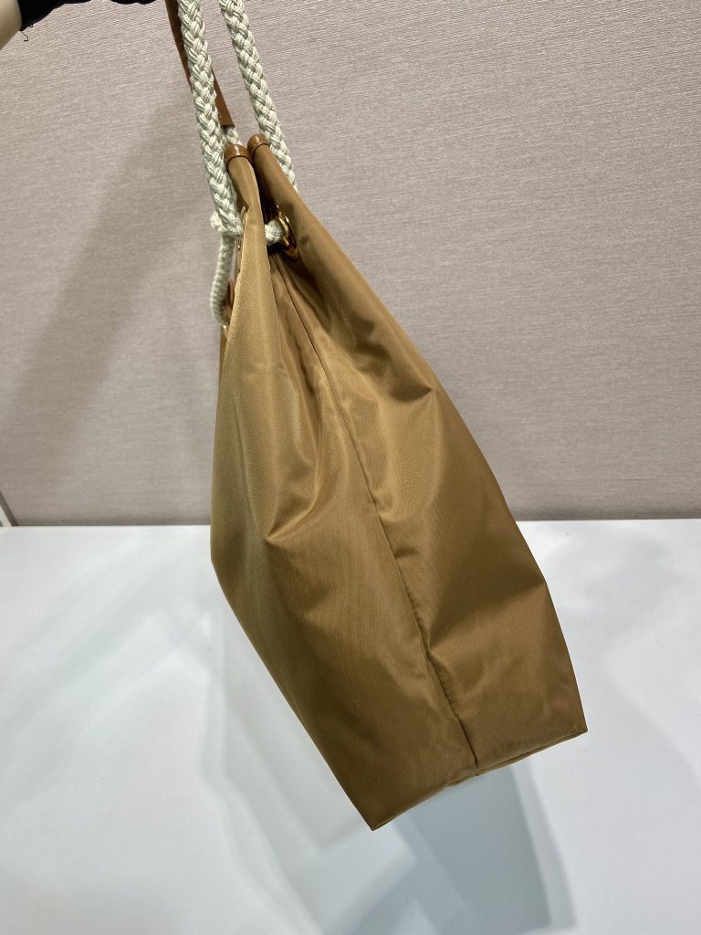 プラダ ハンドバッグ ロープハンドル ブラウン 1色入 - 画像 5
