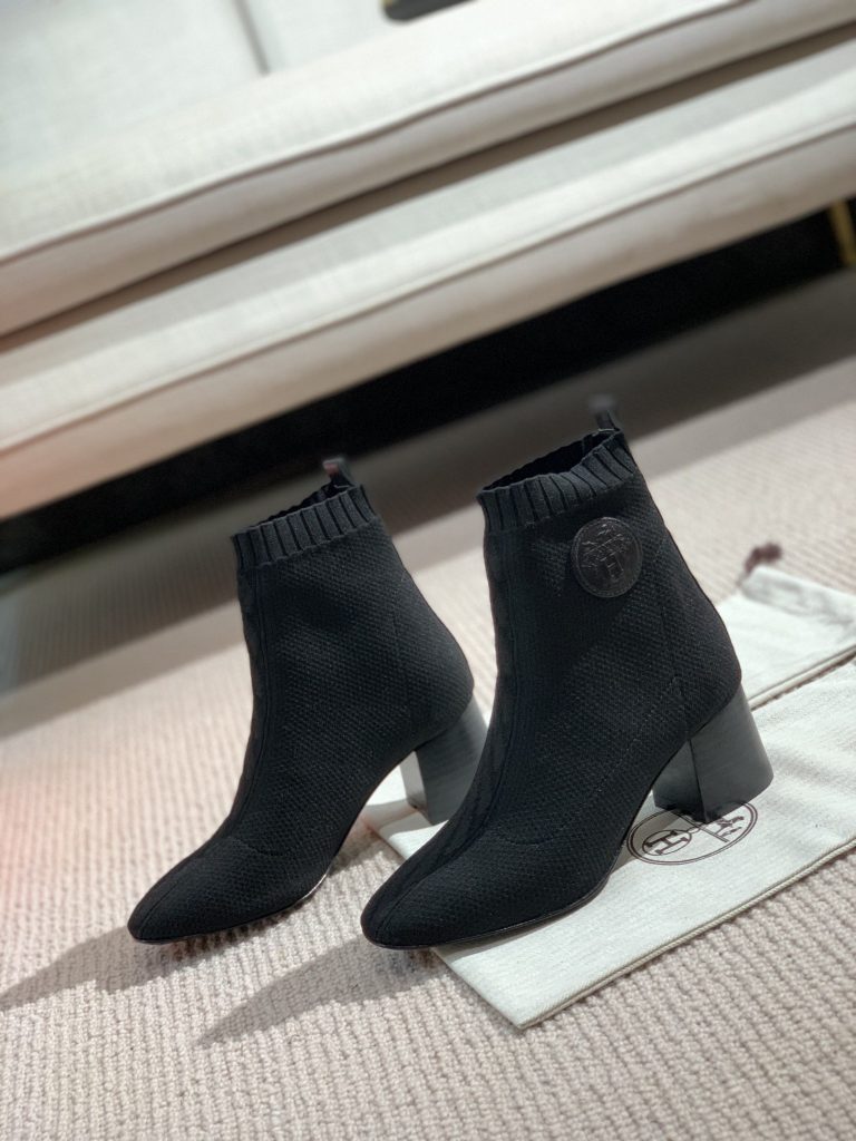 冬限定　エルメスニットブーツ　HERMES　Boots　ショットブーツ　ヴォルヴェール 60　6色 - 画像 7