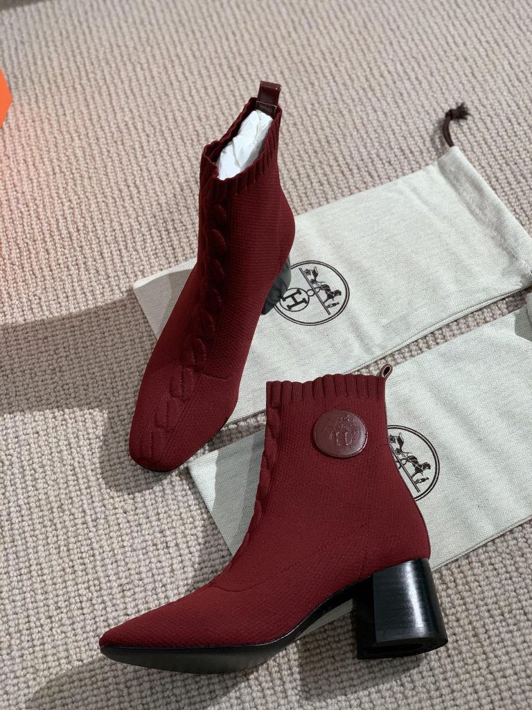 冬限定　エルメスニットブーツ　HERMES　Boots　ショットブーツ　ヴォルヴェール 60　6色 - 画像 2