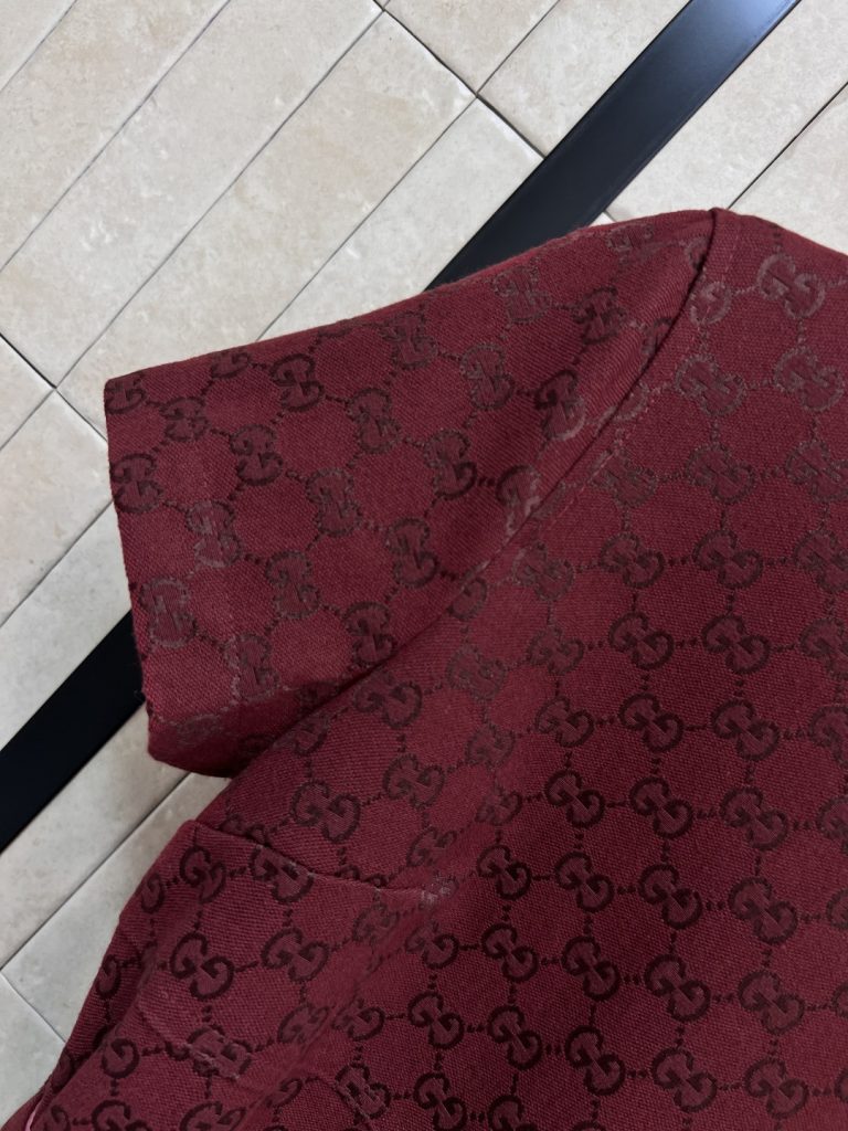 GUCCI 330 グラフィティ グラフィティ柄 レディース ドレス レッド 一色四 25早秋新作 - 画像 5
