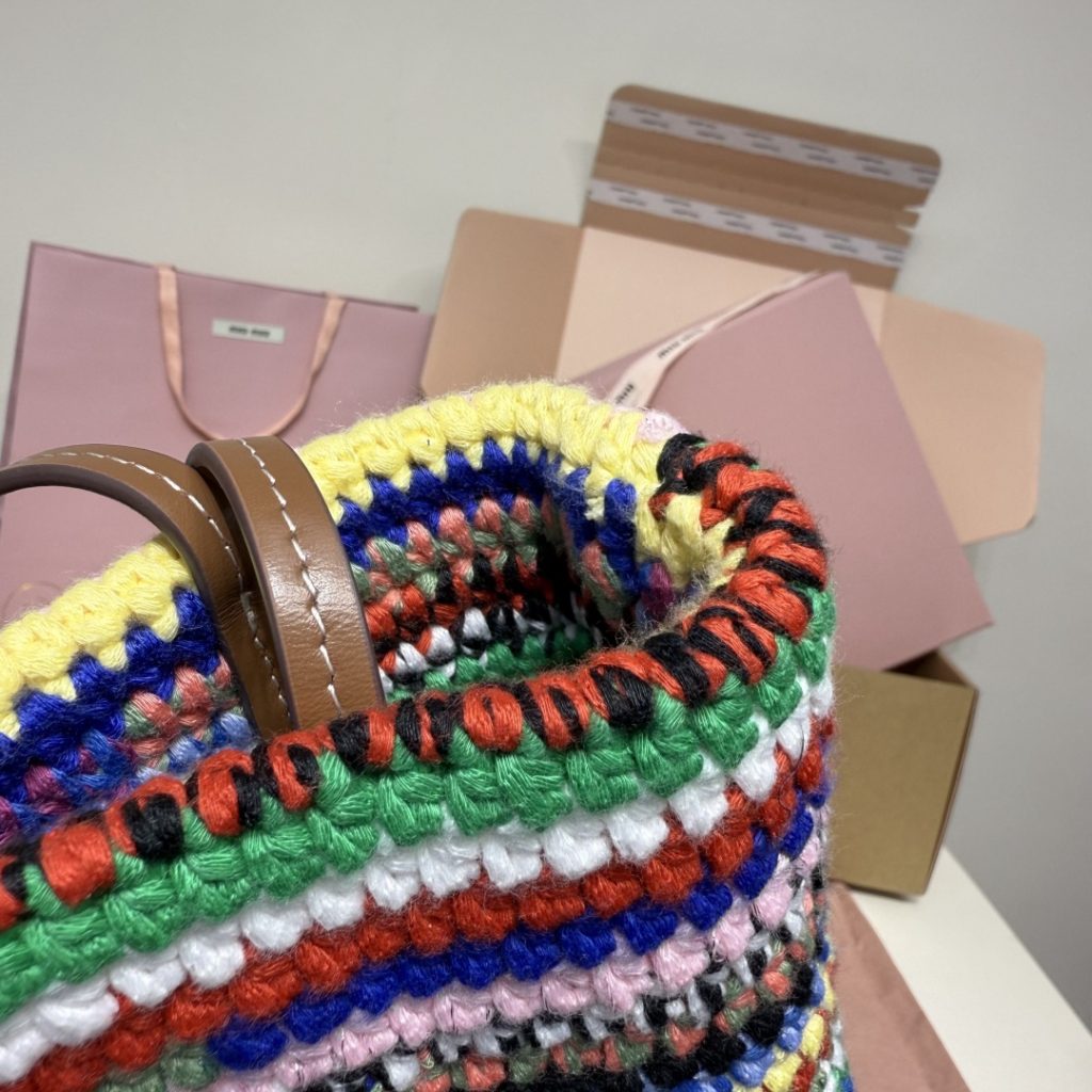 Miu Miu キャンバスバッグ | ミュウミュ マルチカラー ファッションバッグ - 画像 8