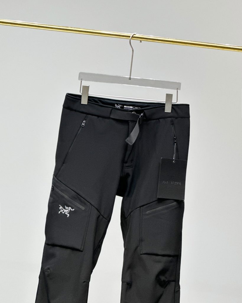 ARC'TERYX パンツ マルチポケット A4収納 軽量 ボトムス ネイビー/ブラック/グレー ナイロン - 画像 7