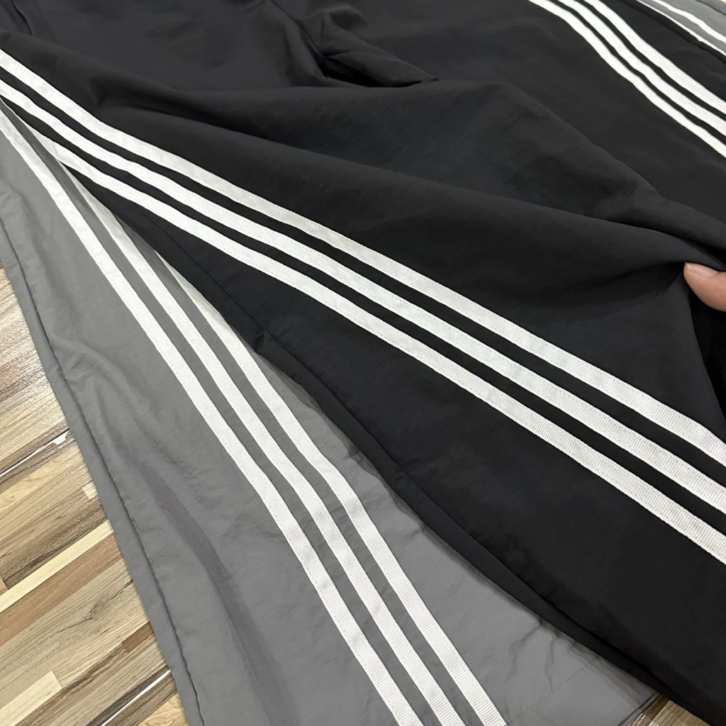 adidas パンツ ウェア レギンス 3本ライン ファッション ブラック グレー ポリエステル - 画像 8