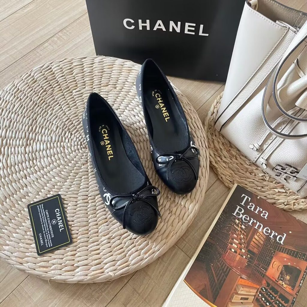 CHANEL　シャネル　シャネルCCマーク　CHANELバレリーナ　フラットシューズ　パンプス　ポインテッドトゥ　レディース靴ベルサーチ　選べる2色 - 画像 4