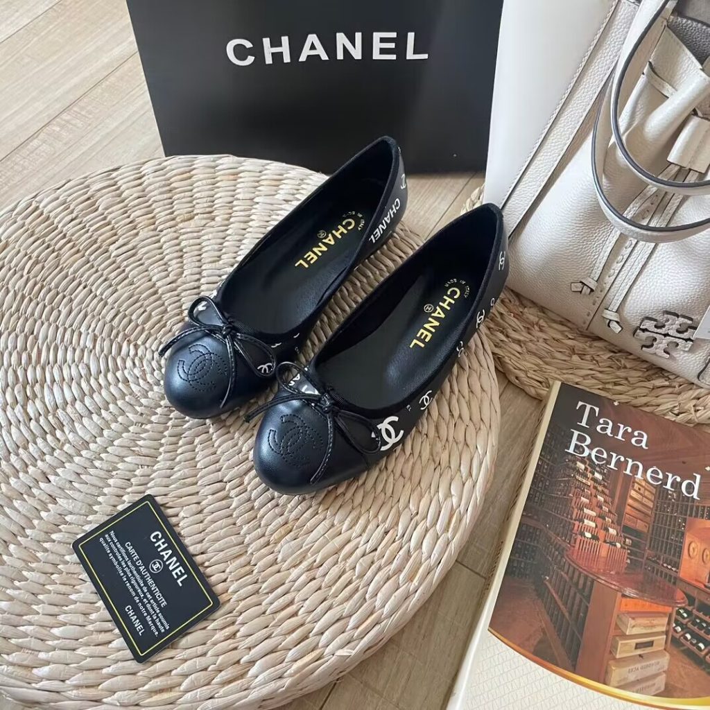 CHANEL　シャネル　シャネルCCマーク　CHANELバレリーナ　フラットシューズ　パンプス　ポインテッドトゥ　レディース靴ベルサーチ　選べる2色 - 画像 5