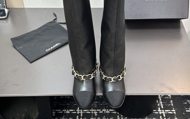 食事会目線で見るCHANELの靴の印象