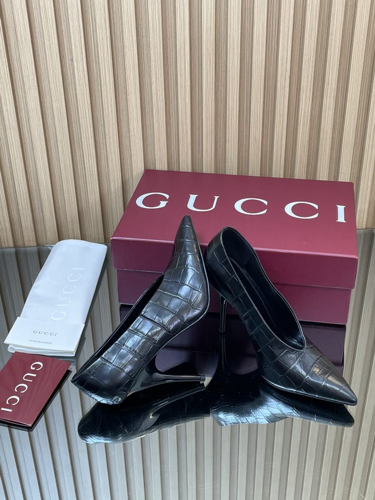 GUCCI グッチ ヒール ファッション ブラック - 画像 8