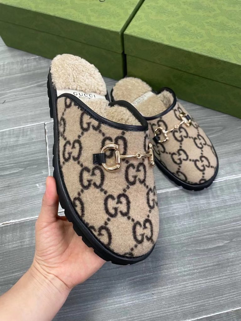 GUCCI グッチ フラットシューズ 本革 軽量 ブラック - 画像 6