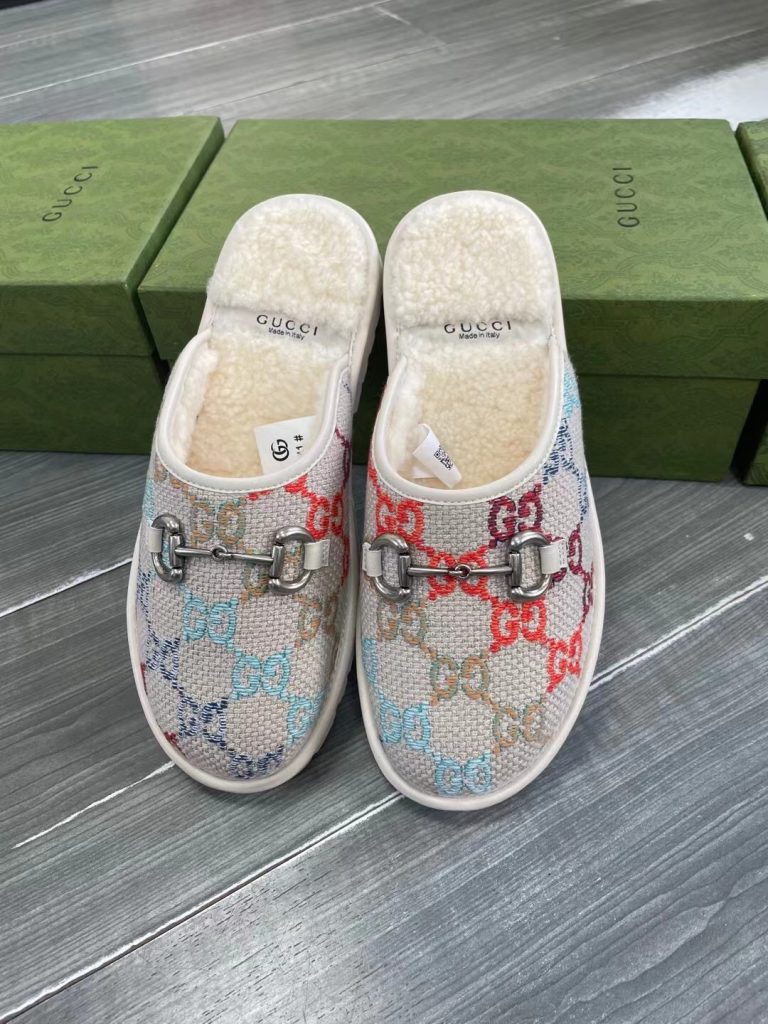 GUCCI グッチ フラットシューズ 本革 ファッション 保温 通勤 全3色 - 画像 2