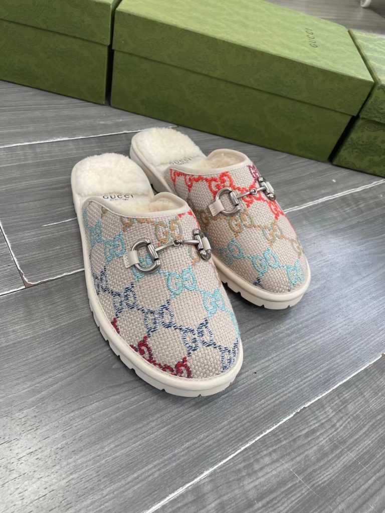 GUCCI グッチ フラットシューズ 本革 ファッション 保温 通勤 全3色 - 画像 3